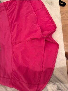 lululemon athletica Vibrant Pink Running Shorts